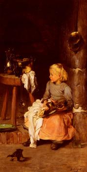 Joseph Bail : The Little Girl with the Cauldron